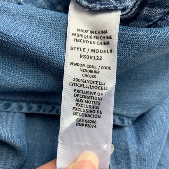 Splendid Brook Chambray Jumpsuit in Medium Indigo - Picture 9 of 9